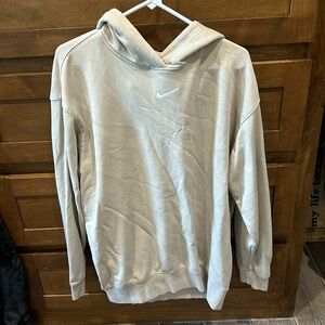 Cream/Tan Nike hoodie